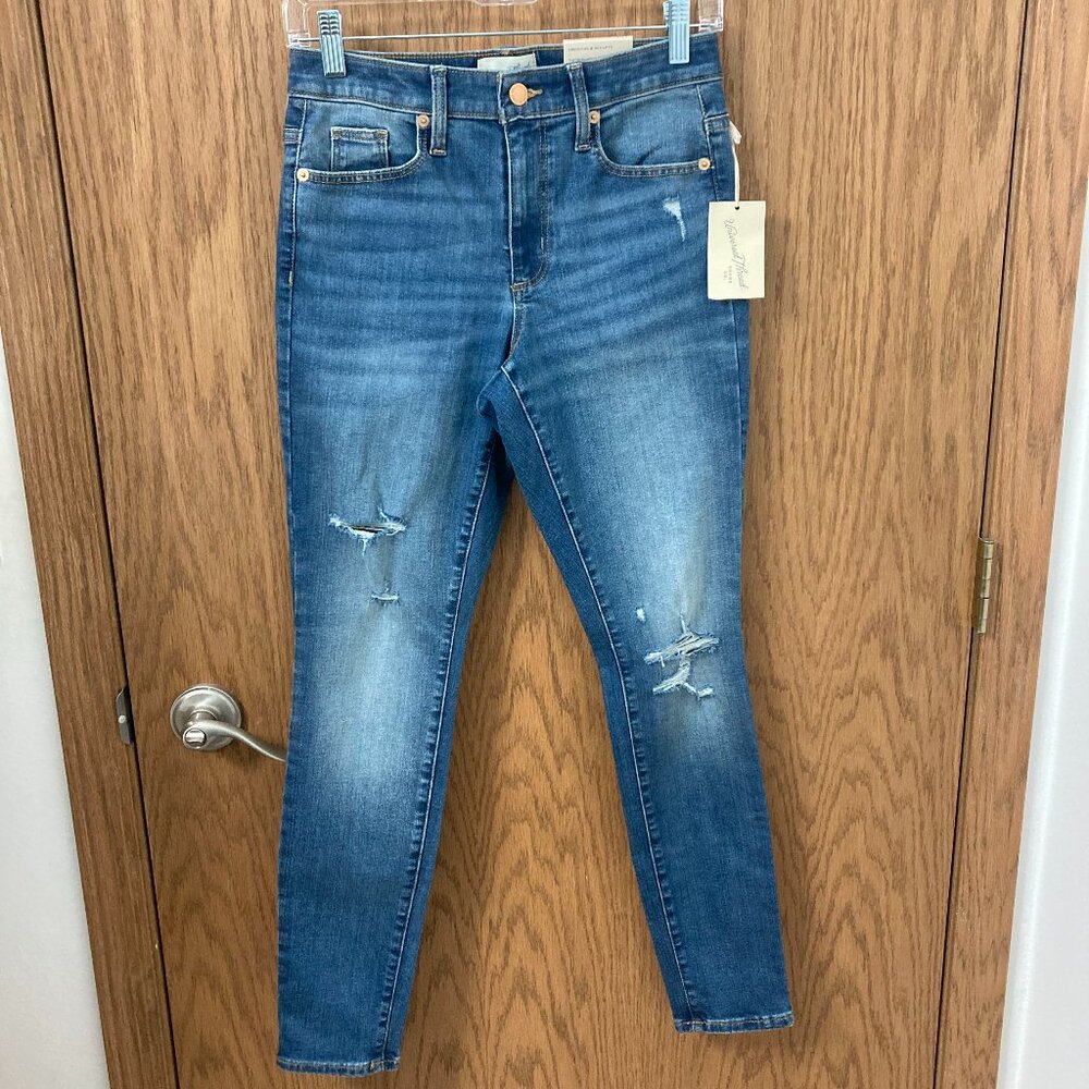 Universal Thread High-Rise Skinny Distressed Jeans 2/26R